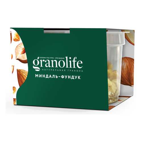 Гранола Granolife миндаль-фундук 60 г в Ариант