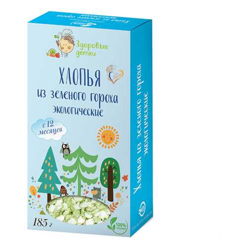 Хлопья из зеленого гороха Здоровые детки 185 г в Ариант