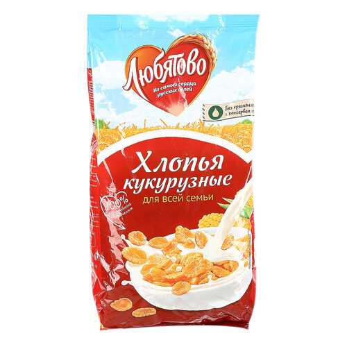 Хлопья Любятово кукурузные 300 г в Ариант