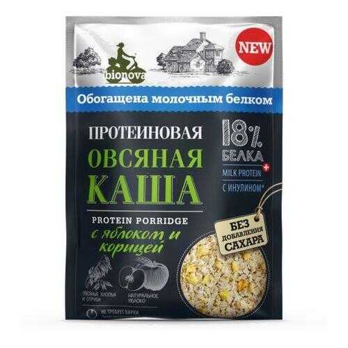 Каша овсяная Bionova Протеиновая с яблоком и корицей 40г в Ариант