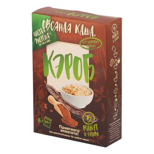 Овсяные каша с кэробом Ricos в пакетиках 6*40 г в Ариант
