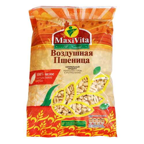 Воздушные зёрна пшеницы MaxiVita 125г 4 штуки в упаковке в Ариант