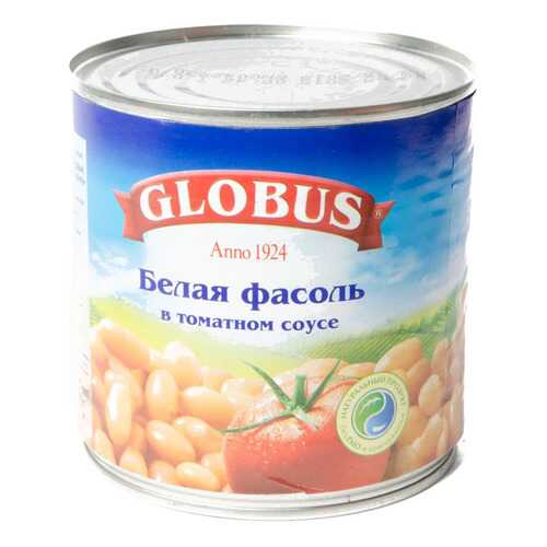 Фасоль Globus белая с томатном соусе 440 г в Ариант