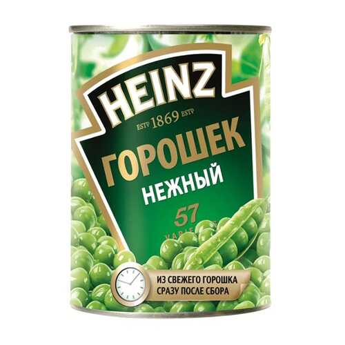 Горошек Heinz зеленый нежный 400 г в Ариант