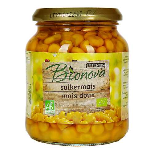 Кукуруза Bionova сладкая консервированная 340 г в Ариант
