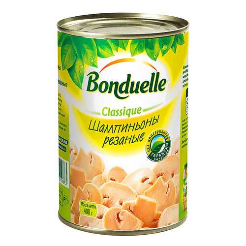Шампиньоны Bonduelle резаные 400 г в Ариант