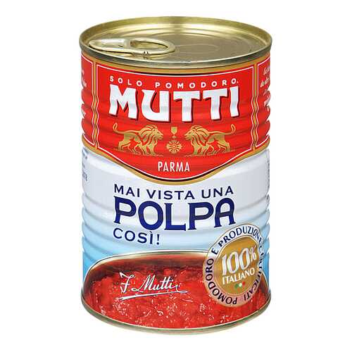 Томаты Mutti резанные кубиками в томатном соке 400 г в Ариант
