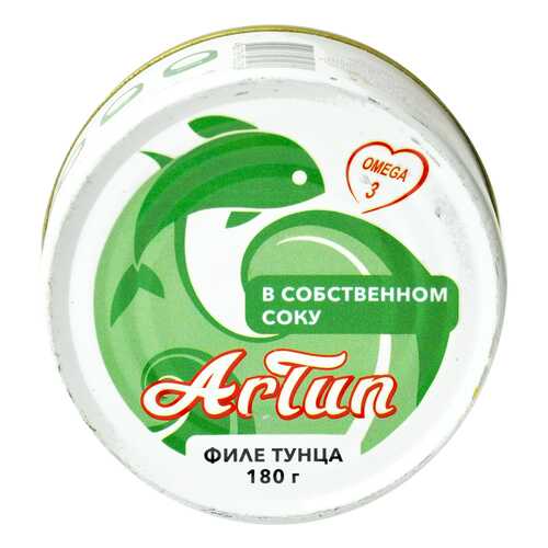 Тунец консервированный ARTUN филе в собственном соку 180 г в Ариант