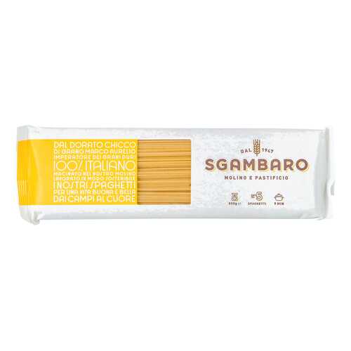 Изделия макаронные Sgambaro Спагетти №5 500 г в Ариант