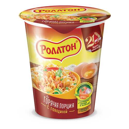 Лапша Роллтон с говядиной 70 г в Ариант