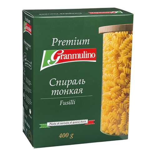 Макароны Granmulino спираль тонкая премиум 400 г в Ариант