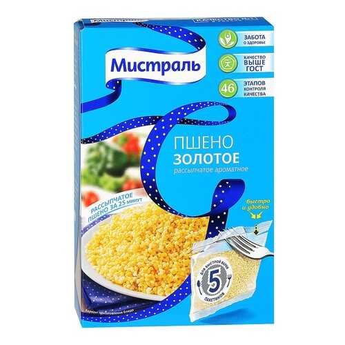 Пшено Мистраль Золотое 5пак*80г в Ариант