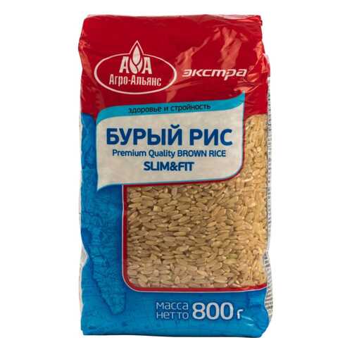 Рис Агро-Альянс бурый 800 г в Ариант