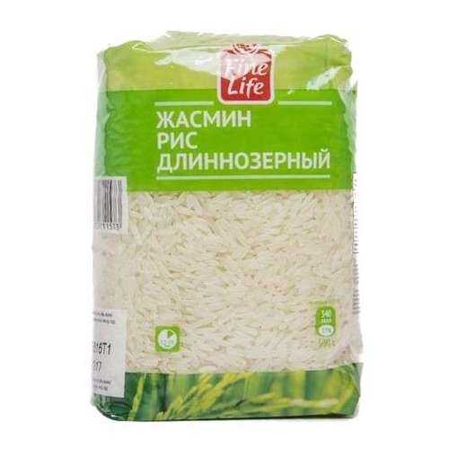 Рис Fine Life жасмин длиннозерный шлифованный 500 г в Ариант