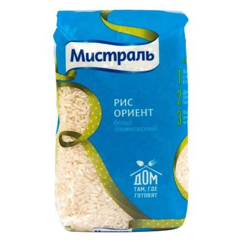 Рис Мистраль ориент белый длиннозерный 900 г в Ариант