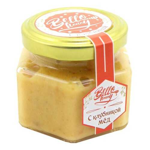 Крем-мед BelloHoney с клубникой 120 мл в Ариант