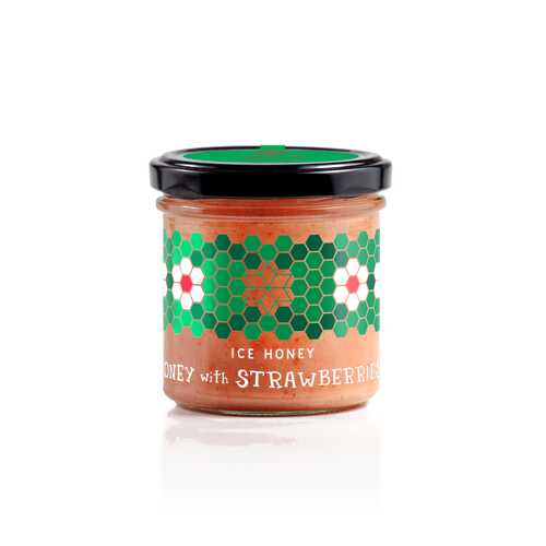 Мед Ice honey с клубникой (Honey with Strawberries) 200 г в Ариант