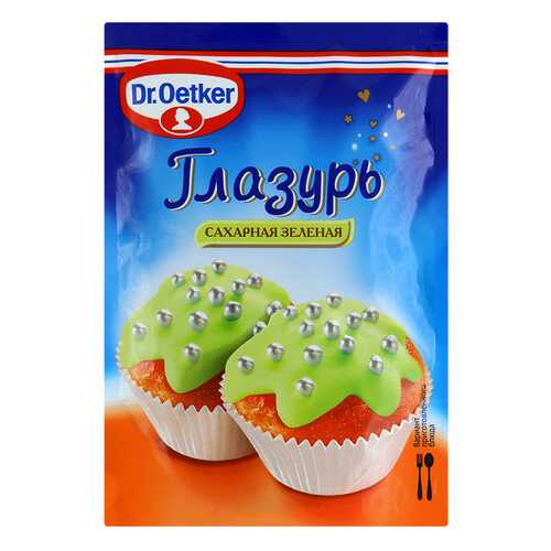 Глазурь Dr.Oetker сахарная зеленая 100 г в Ариант