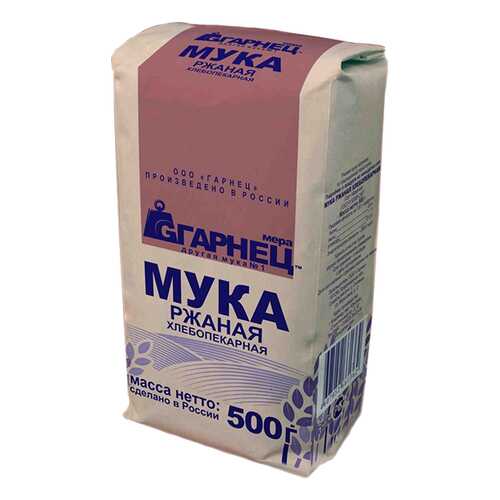 Мука Гарнец ржаная 500 г в Ариант
