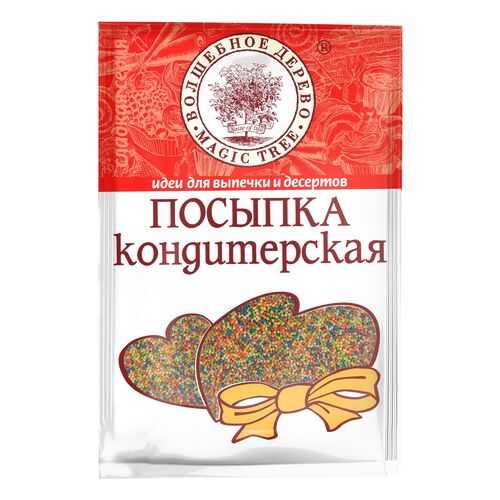 Посыпка кондитерская Волшебное дерево бисер разноцветный мини 40 г в Ариант