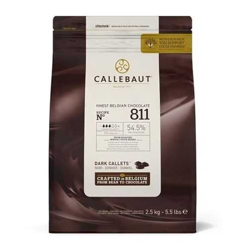Шоколад темный Callebaut 54.5% какао (811-RT-U71) 2.5 кг в Ариант