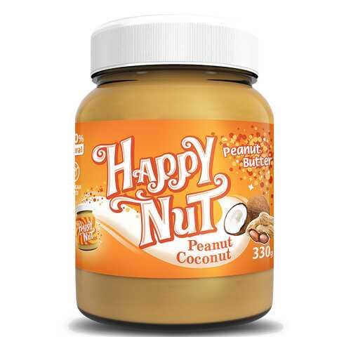 Арахисовая паста HAPPY NUT с кокосом 330 г в Ариант