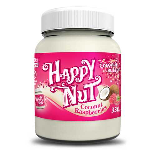 Кокосовая паста с малиной Happy Nut Coconut Raspberries 330г в Ариант