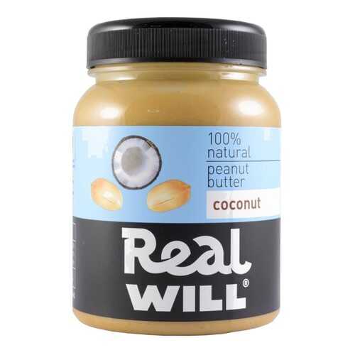 Паста арахисовая Real Will с кокосом 330 г в Ариант