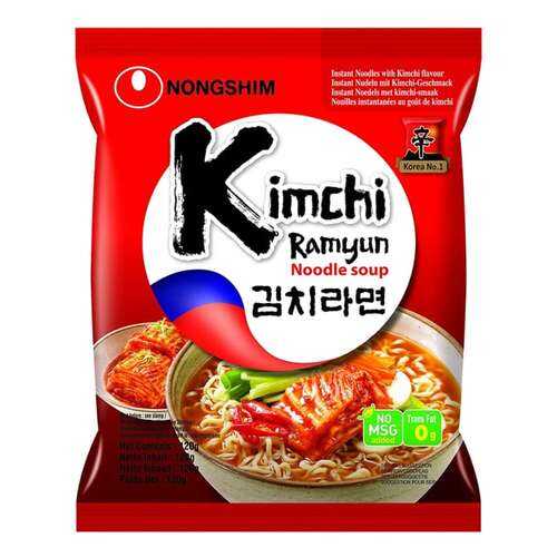 Лапша быстрого приготовления Кимчи Рамен Nongshim 120 г в Ариант