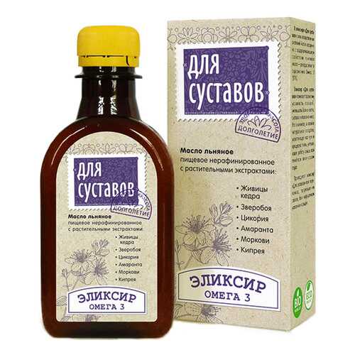 Масло льняное Компас Здоровья для суставов 200 мл в Ариант