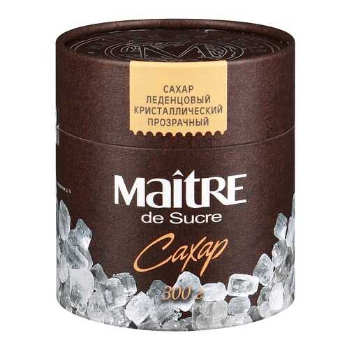 Сахар Maitre de Sucre леденцовый прозрачный кристаллический 300 г в Ариант