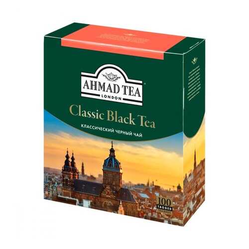 Чай Ahmad Classic Black Tea, черный, 100 пакетиков в Ариант