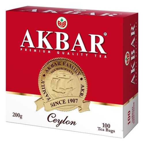 Чай черный Akbar цейлонский 100 пакетиков в Ариант