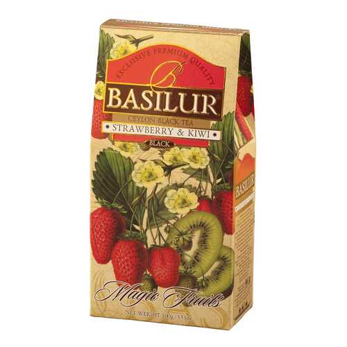 Чай черный Basilur magic fruits strawberry&kiwi 100 г в Ариант