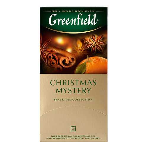 Чай черный Greenfield Christmas Mystery 25 пакетиков в Ариант