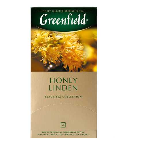 Чай черный Greenfield Honey Linden 25 пакетиков в Ариант