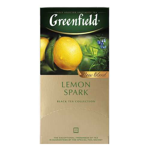 Чай черный Greenfield Lemon Spark 25 пакетиков в Ариант