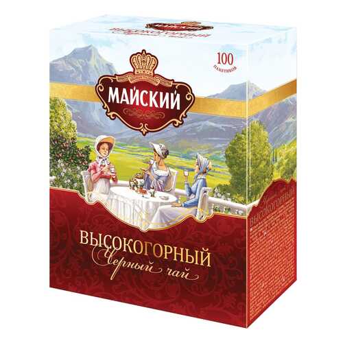 Чай черный Майский высокогорный 100 пакетиков в Ариант