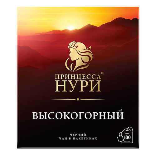 Чай черный Принцесса Нури Высокогорный 100 пакетиков в Ариант