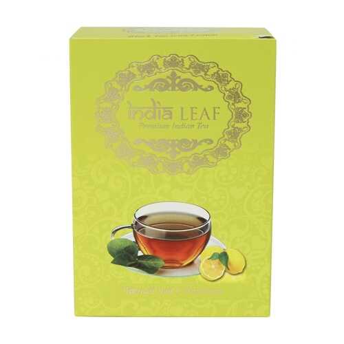Чай India leaf Черный с лимоном, среднелистовой с добавками, 100 гр в Ариант