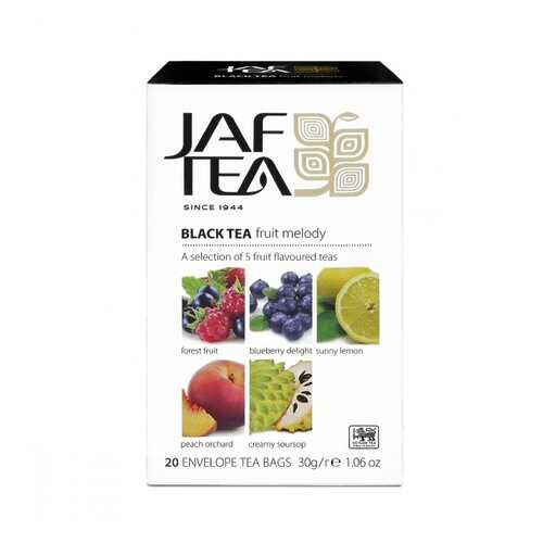 Чай Jaf Tea Fruit Melody черный с добавками ассорти 5 видов по 4 сашета в Ариант