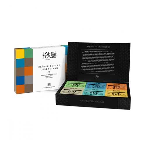 Чай Jaf Tea Single Estate Collection черный ассорти 6 видов по 30 г в Ариант