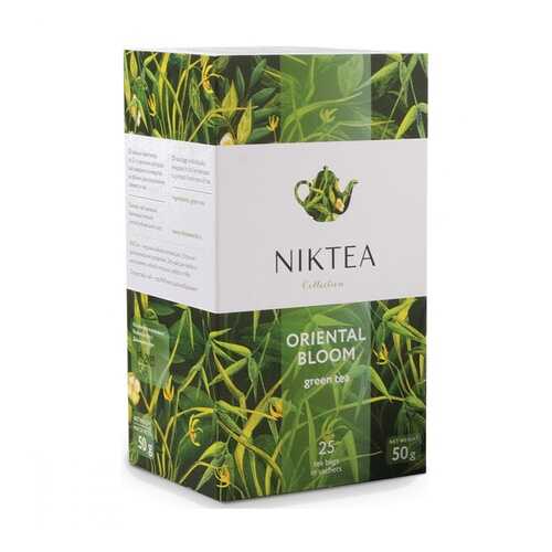 Чай Niktea Oriental Bloom зеленый 25 пакетиков в Ариант
