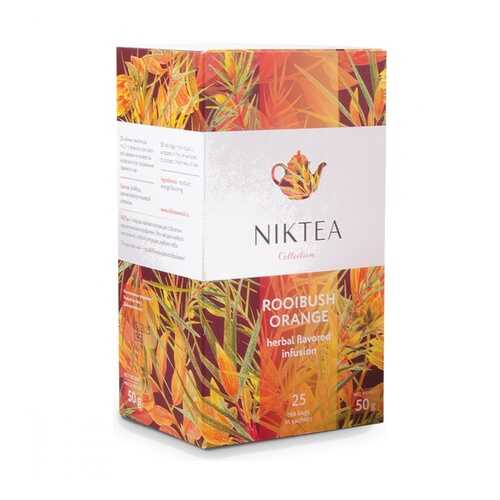 Чай Niktea Rooibush Orange травяной 25 пакетиков в Ариант
