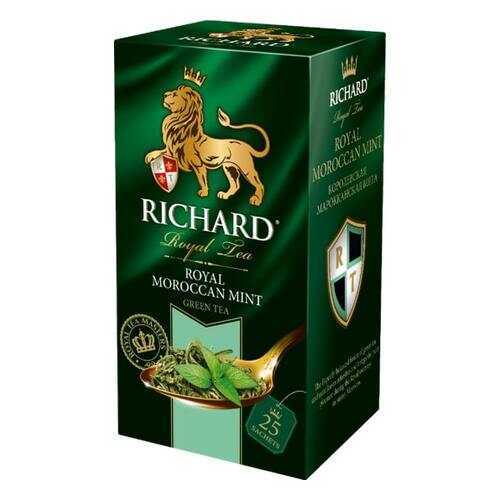 Чай Richard Royal Morrocan Mint зеленый с марроканской мятой 25 пакетиков в Ариант