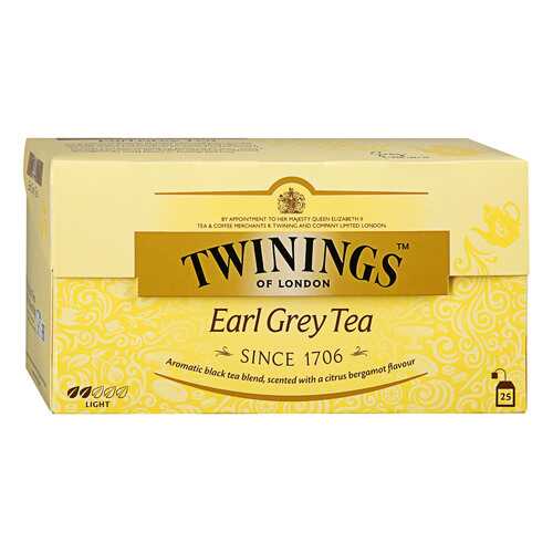 Чай Twinings черный бергамот 25*2 г в Ариант