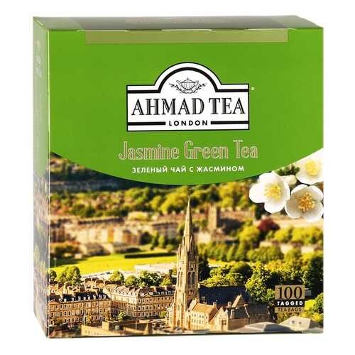 Чай зеленый Ahmad Tea с жасмином 100 пакетиков в Ариант