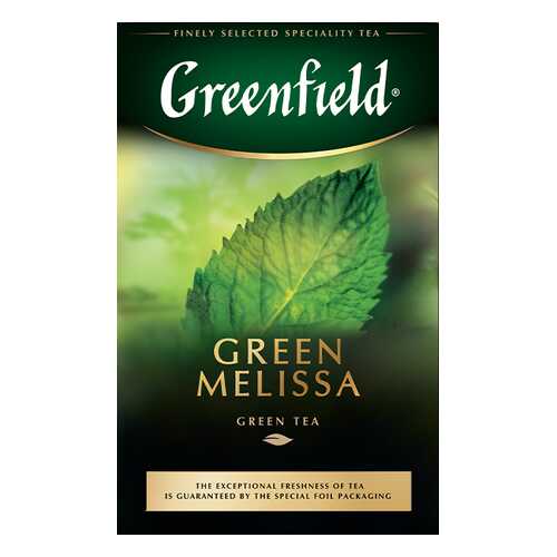 Чай зеленый листовой Greenfield Green Melissa 85 г в Ариант