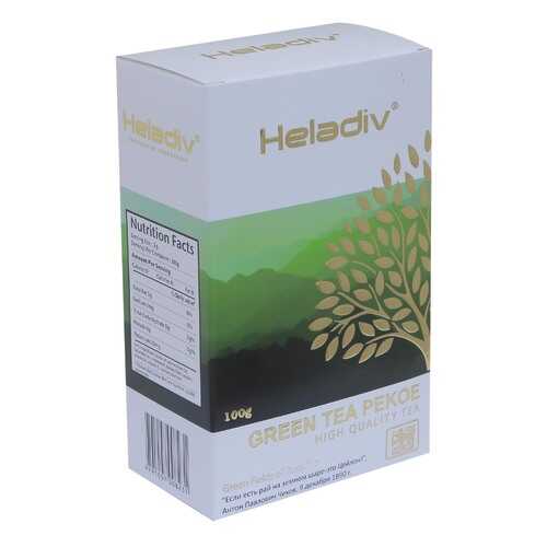 Чай зеленый листовой Heladiv green tea 100 г в Ариант