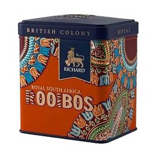 Чай зеленый листовой Richard British Colony Royal Rooibos ж/б 50 г в Ариант